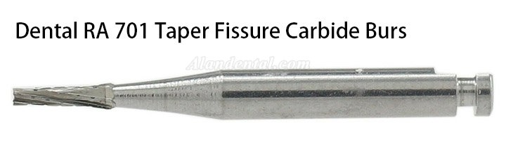 10Pcs RA 699 701 702 Burs Dental Latch-type Taper Fissure Carbide Bur